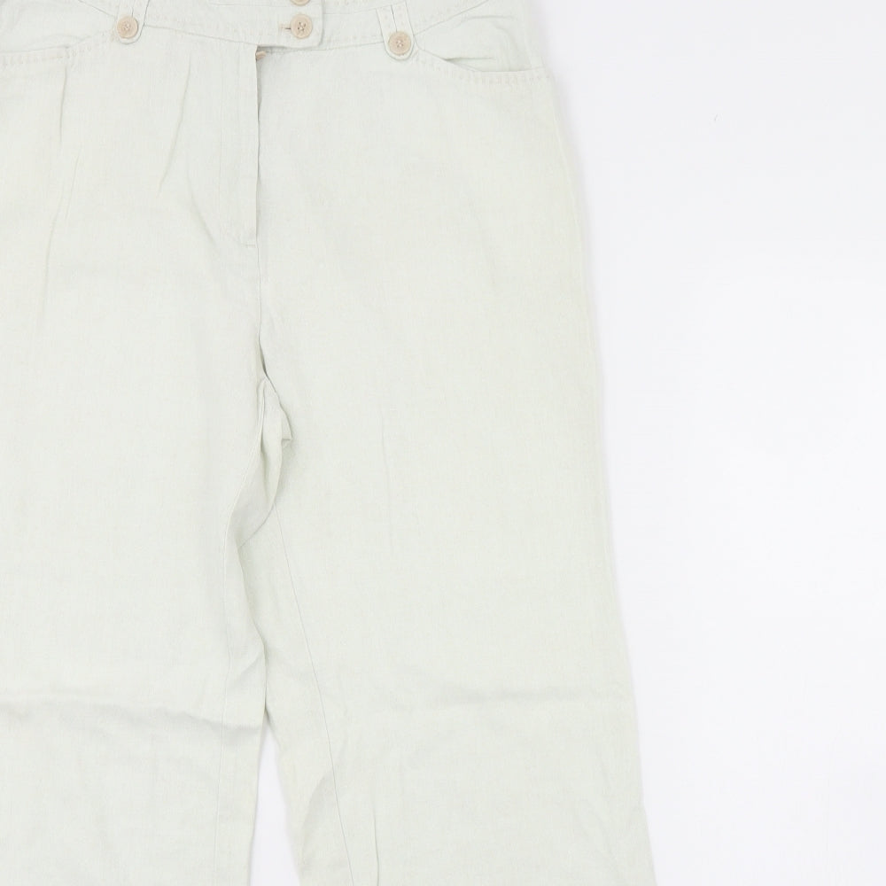 EWM Womens Green   Trousers  Size 12 L29 in