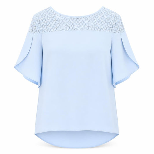 F&F Womens Blue   Basic Blouse Size 6