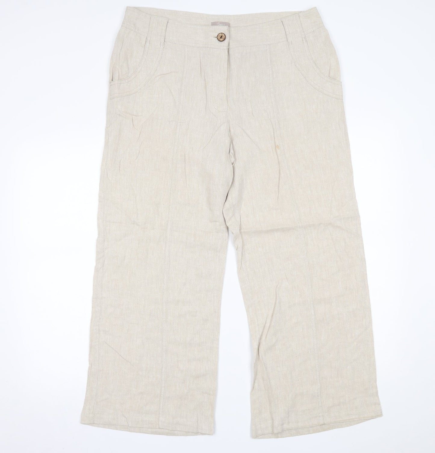Soon Womens Beige   Trousers  Size 16 L25 in