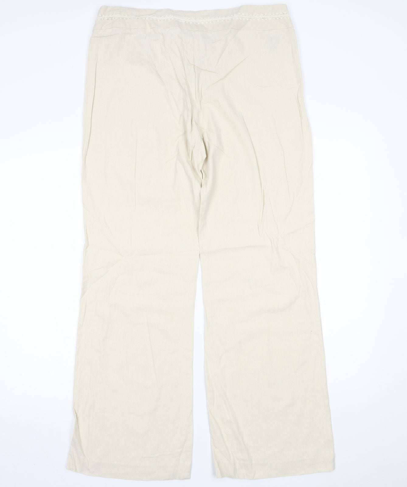 EVIE Womens Beige   Trousers  Size 16 L28.5 in
