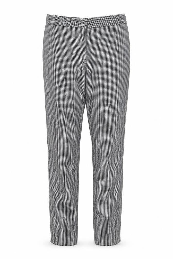 H&M Womens Black Houndstooth  Trousers  Size 10 L23 in