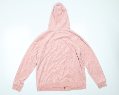 Back view of Papaya women’s pink jacket, size L