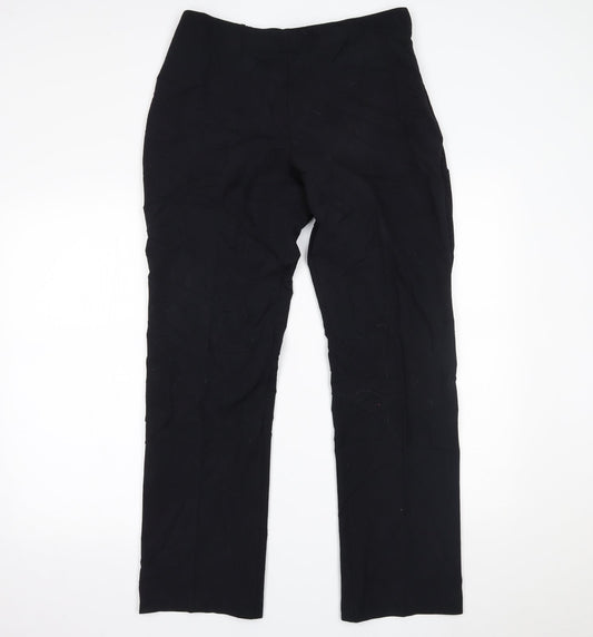 Marks and Spencer Womens Black   Trousers  Size 12 L29 in
