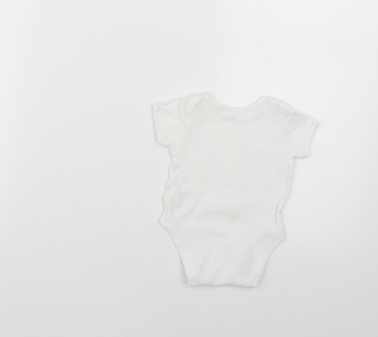 George Baby White   Babygrow One-Piece Size 0-3 Months