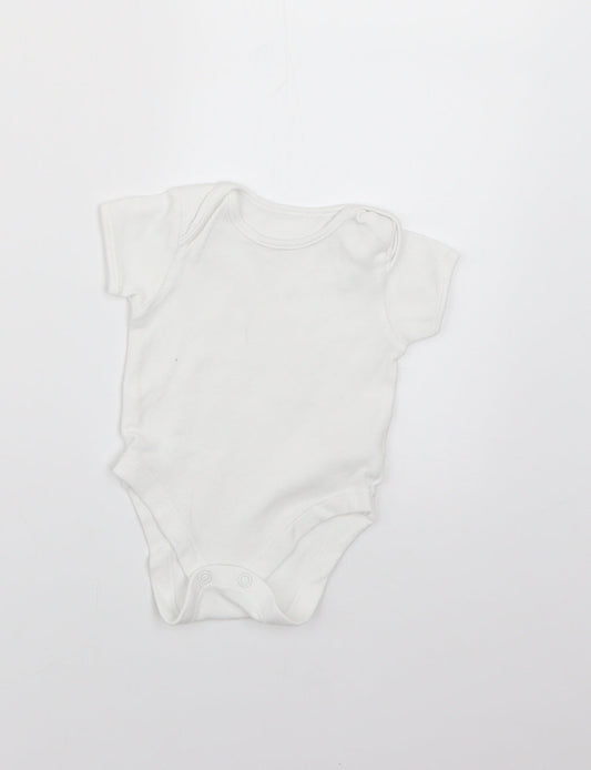 George Baby White   Babygrow One-Piece Size 0-3 Months