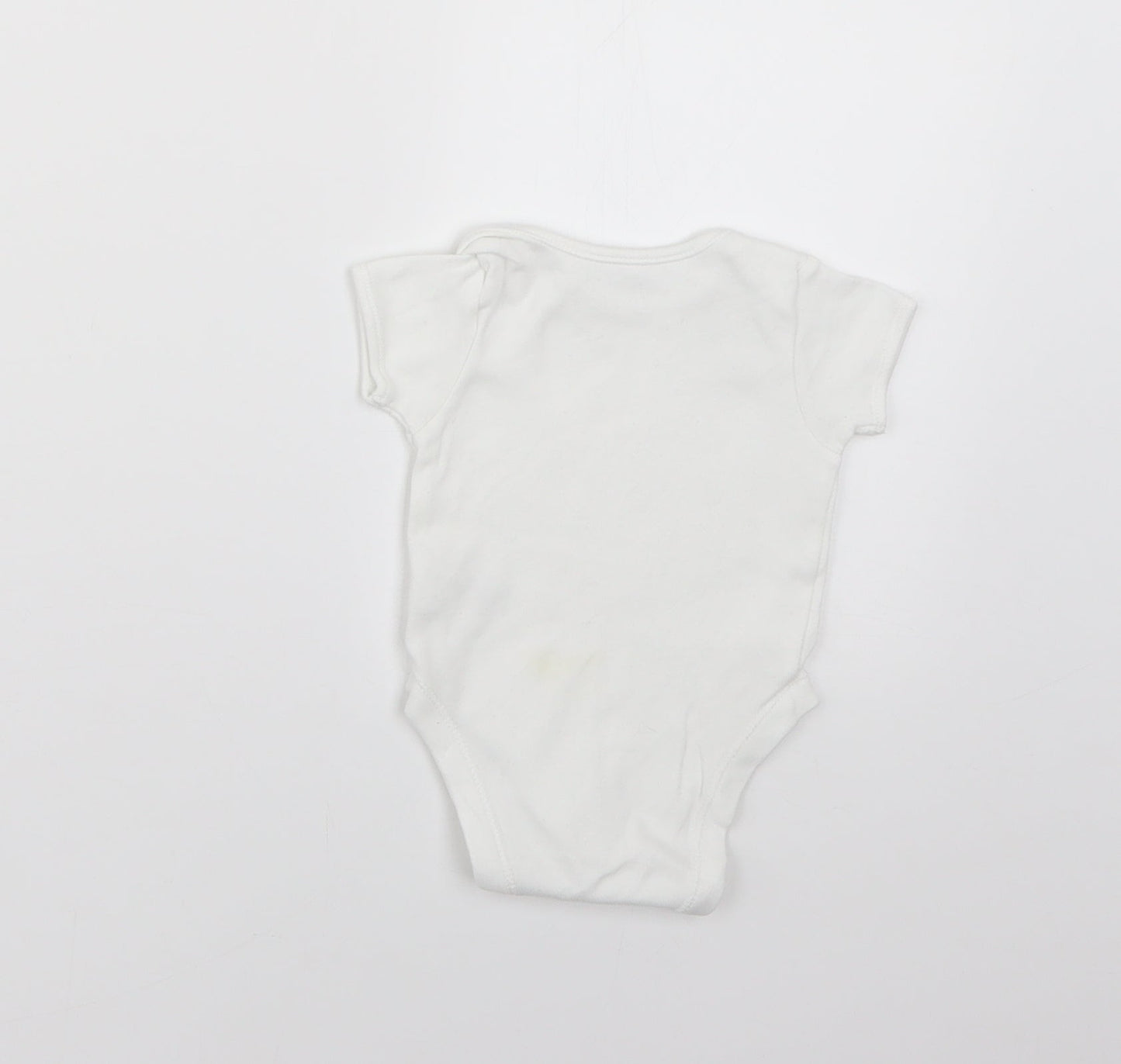 George Baby White   Babygrow One-Piece Size 0-3 Months