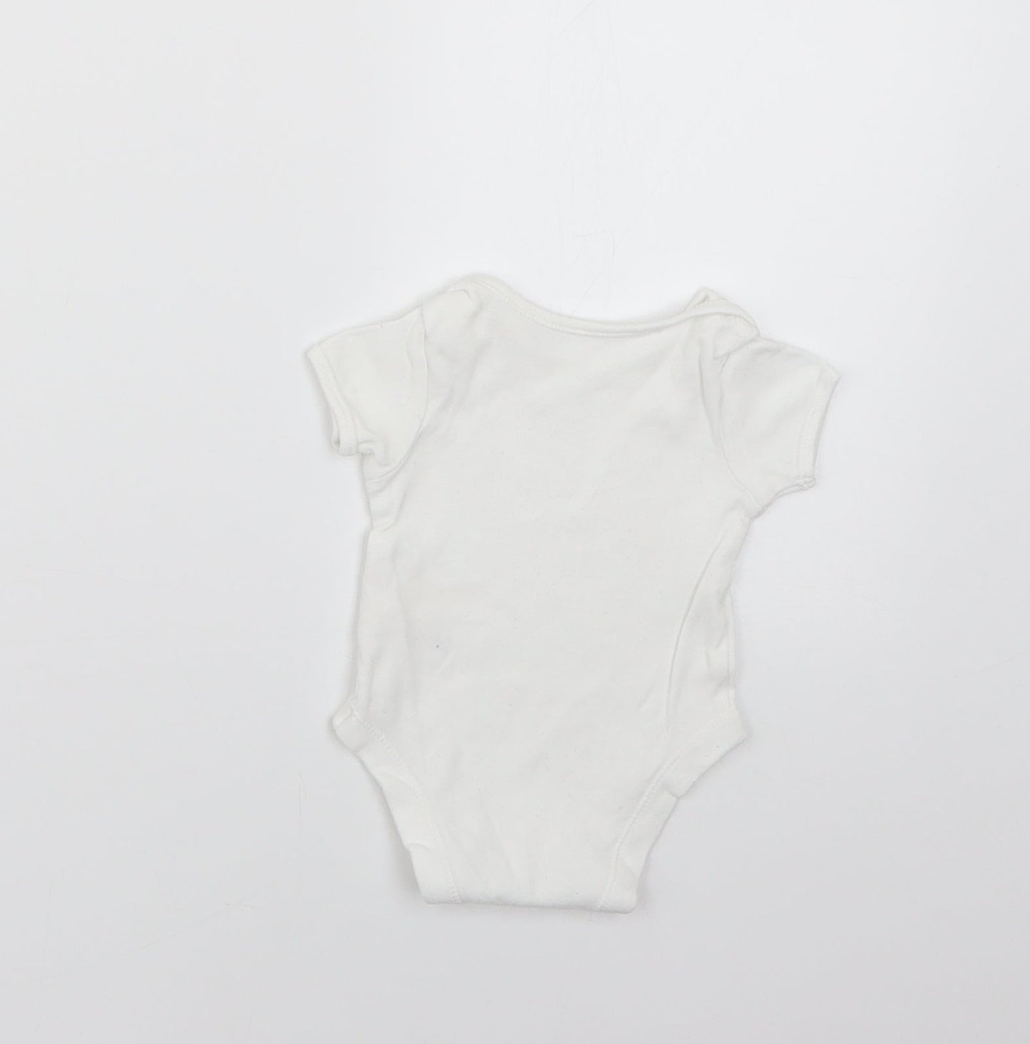 George Baby White   Babygrow One-Piece Size Newborn