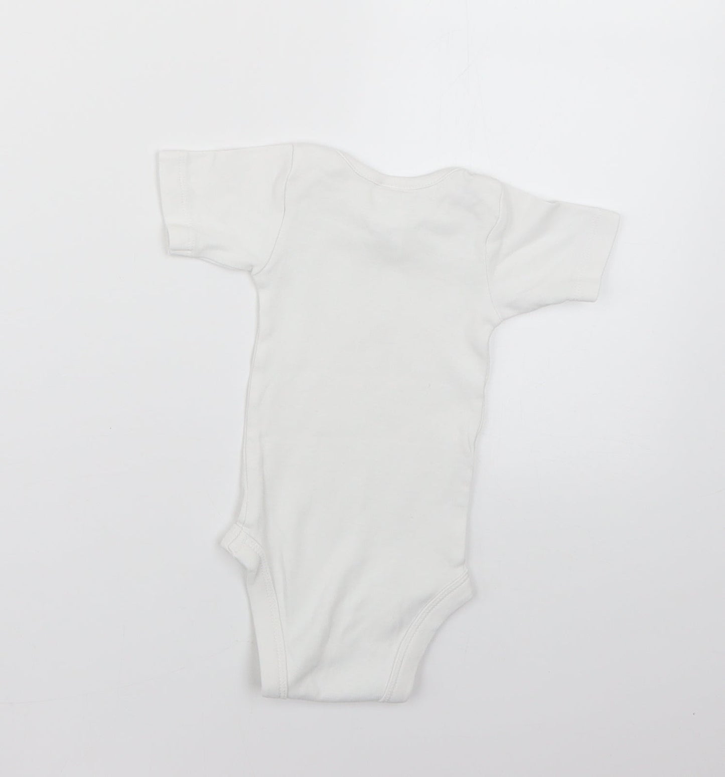 Lily & Dan Baby White Geometric  Babygrow One-Piece Size 6-9 Months