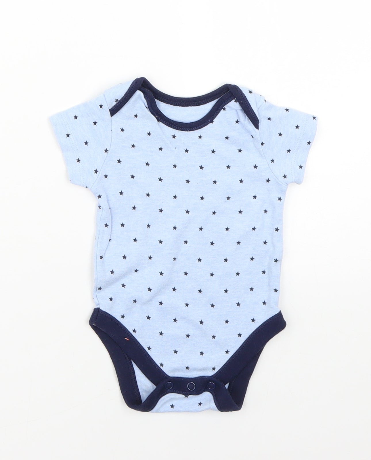 George Baby Blue Geometric  Babygrow One-Piece Size 3-6 Months