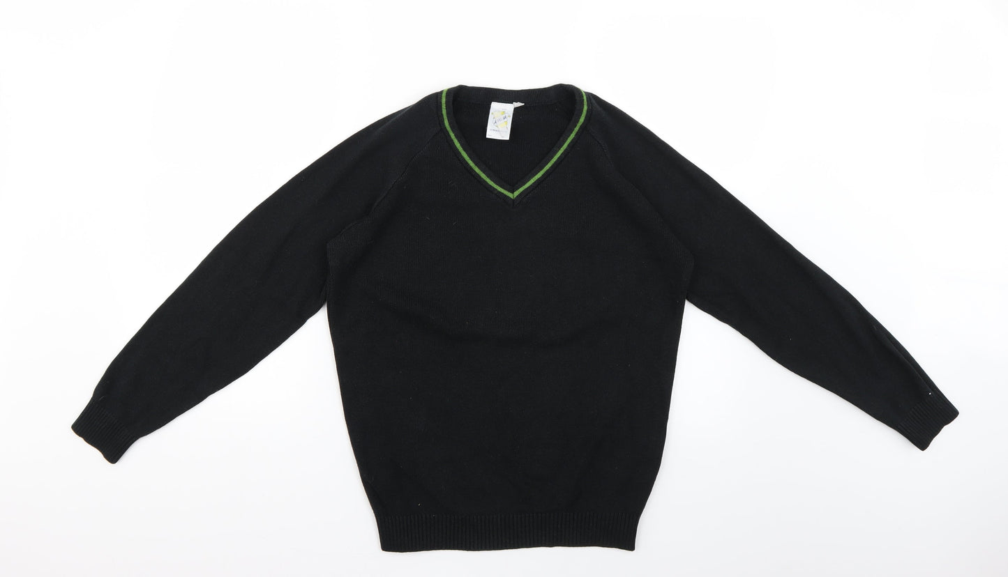 anglia Boys Black   Pullover Jumper Size 15-16 Years