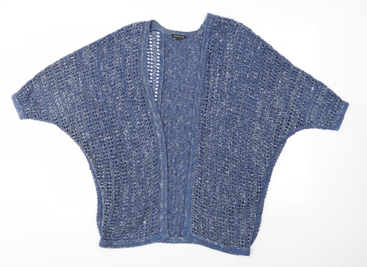 Warehouse Womens Blue   Cardigan Jumper Size S