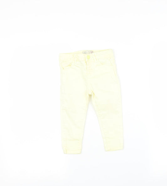 Zara Baby Yellow    Trousers Size 12-18 Months