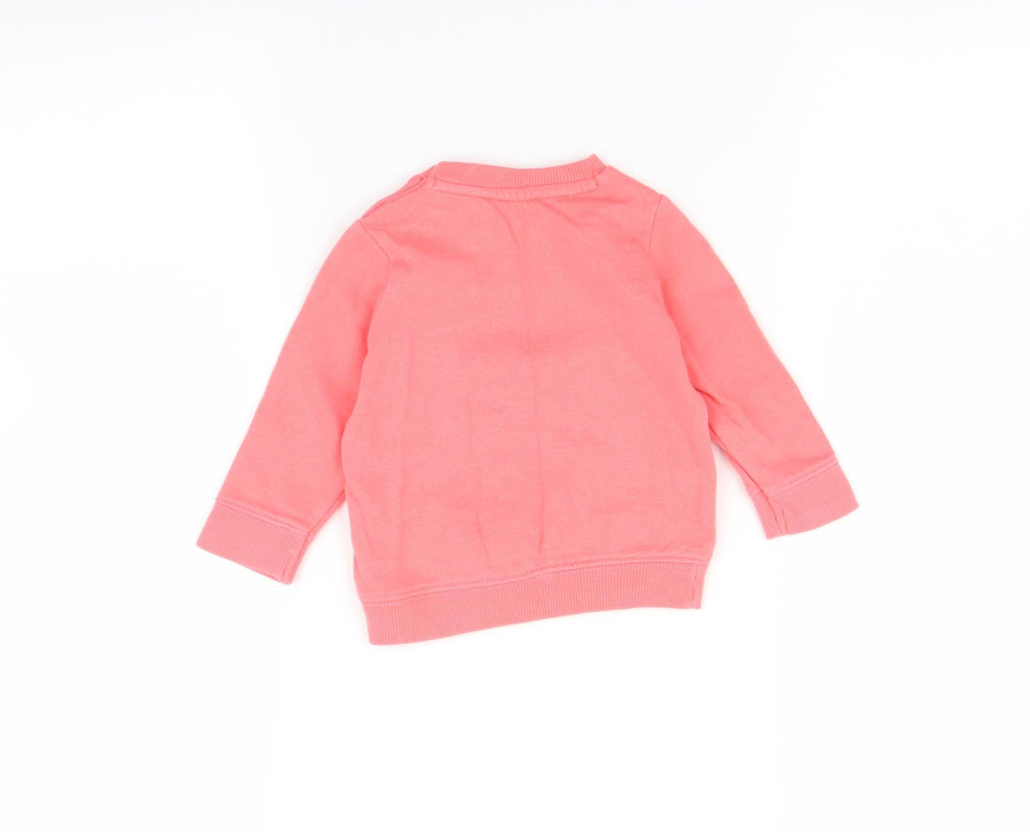 F&F Girls Pink   Pullover Jumper Size 0-3 Months  - Bee