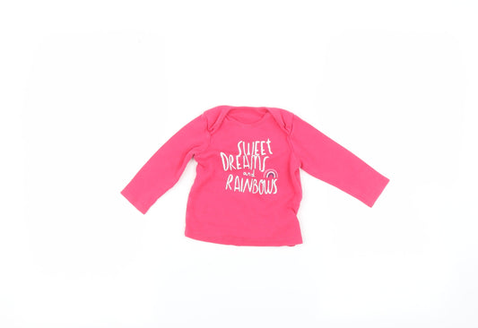 F&F Baby Pink   Basic T-Shirt Size 6-9 Months