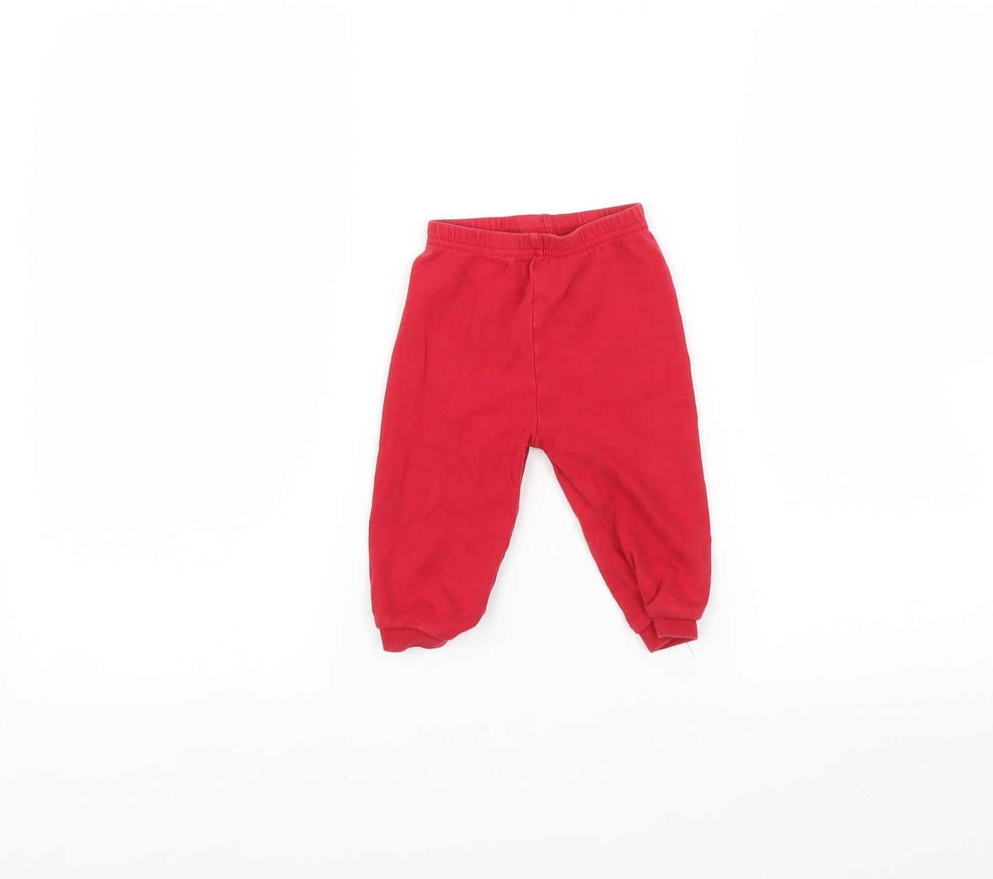 George Baby Red   Jogger Trousers Size 9 Months