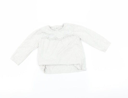 George Baby Grey   Basic T-Shirt Size 9-12 Months
