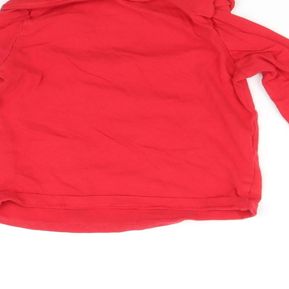 Disney Baby Multicoloured   Basic T-Shirt Size 18-24 Months  - Mickey Mouse christmas