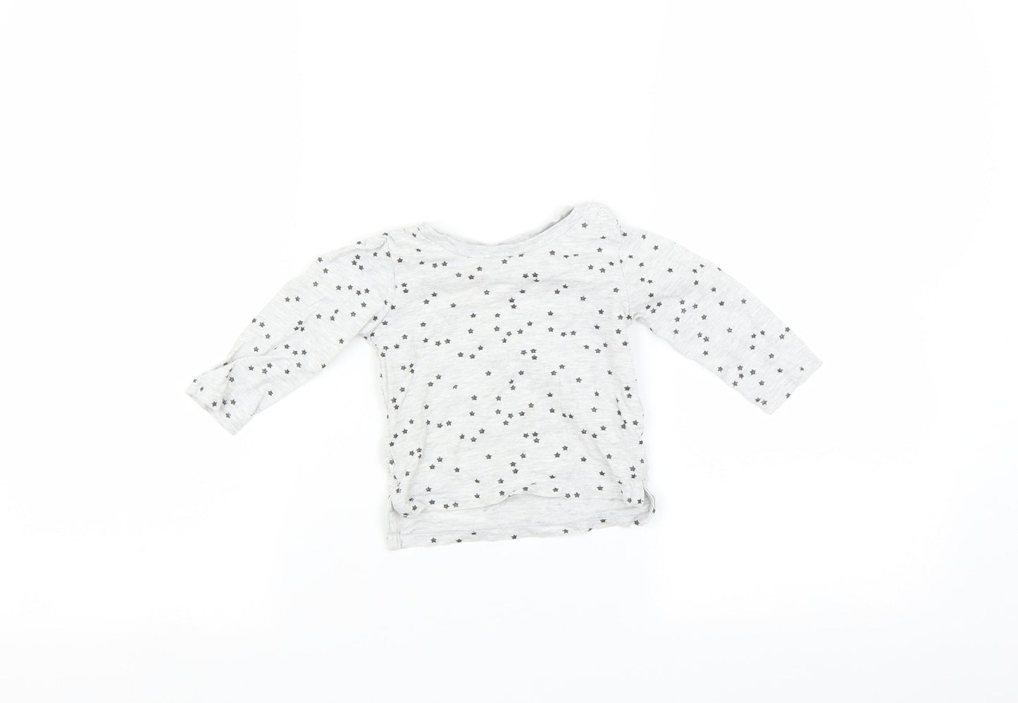 Primark Baby Grey   Basic T-Shirt Size 6-9 Months