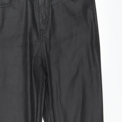 24/7 Womens Black   Mom Jeans Size 12 L30 in
