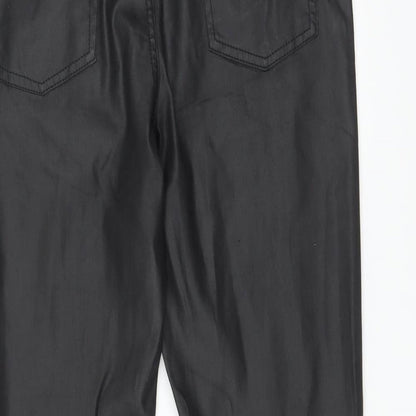 24/7 Womens Black   Mom Jeans Size 12 L30 in