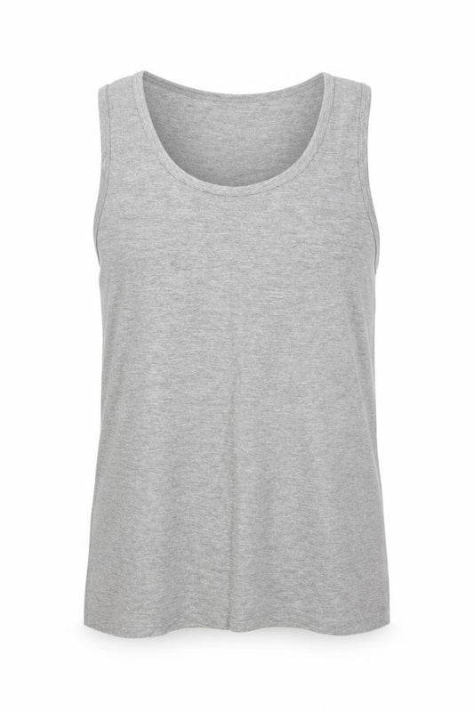Authentic U-Wear Womens Grey   Basic Tank Size L