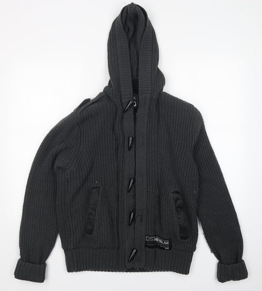 D-Struct Mens Green   Jacket Coatigan Size M