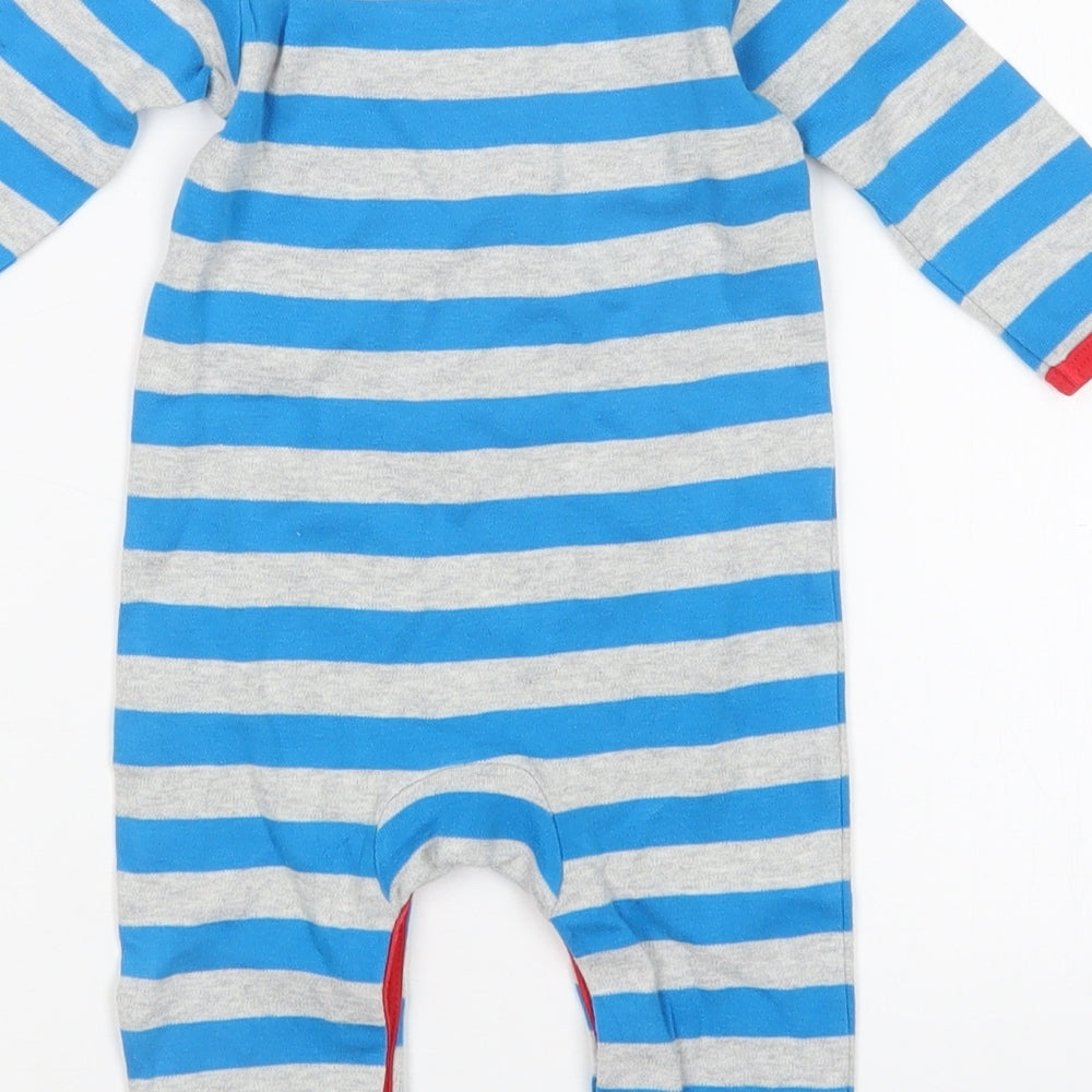 Boots Mini Club Boys Multicoloured Striped  Babygrow One-Piece Size 3-6 Months