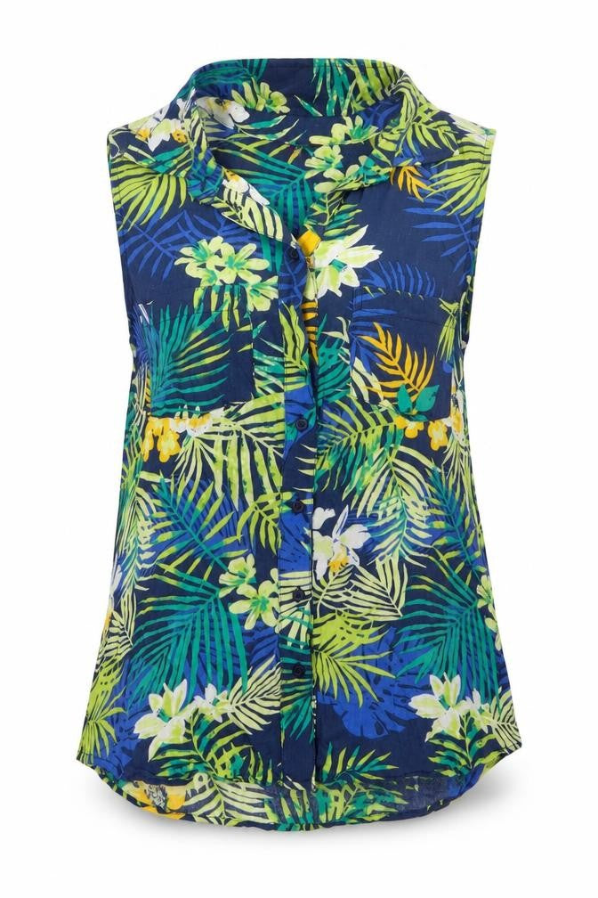 o'stin studio Womens  Floral  Basic Button-Up Size XS