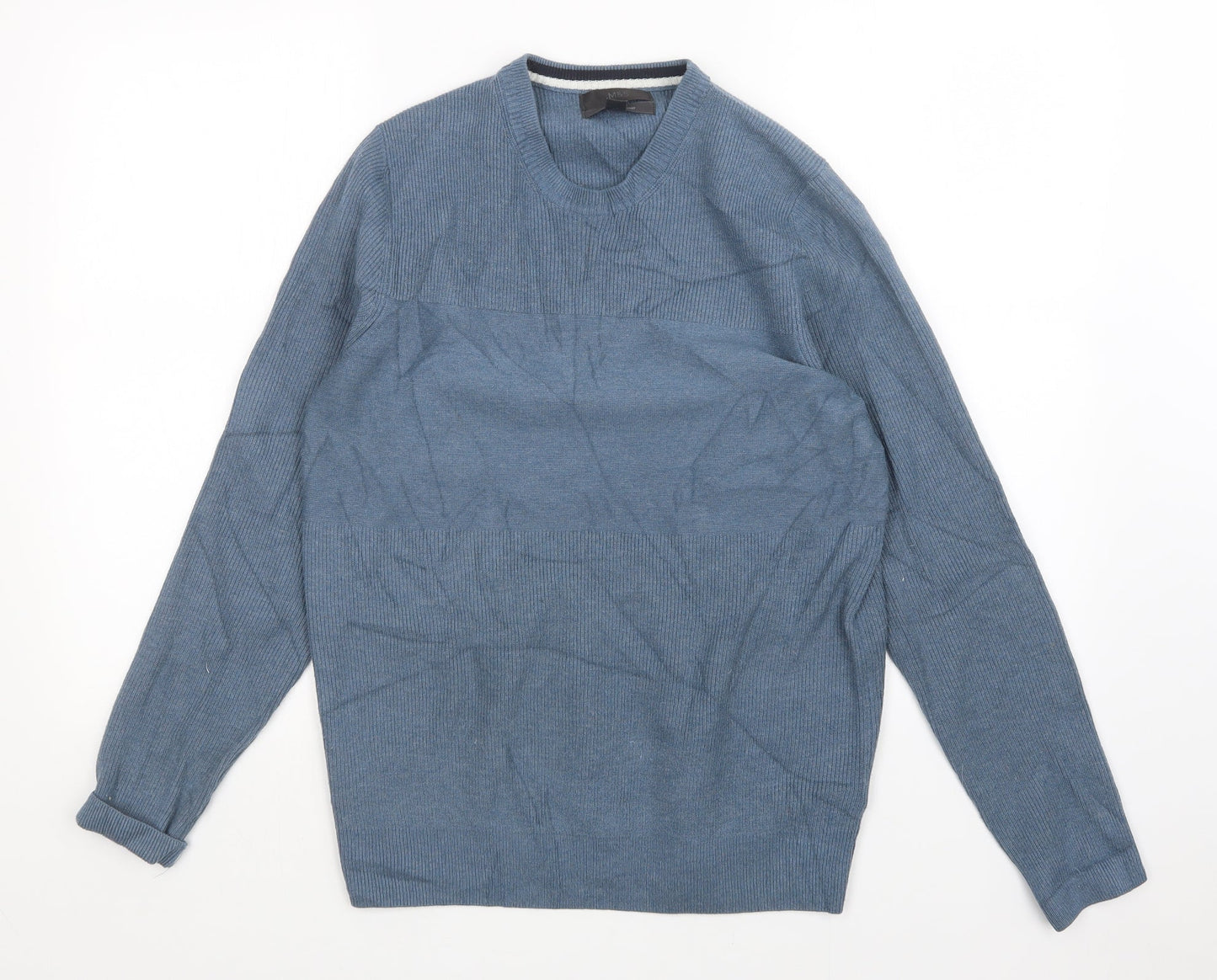 M&S Mens Green   Pullover Jumper Size M