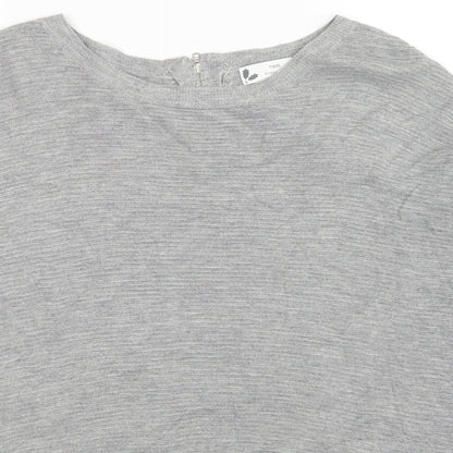 Next Womens Grey   Pullover Jumper Size 12