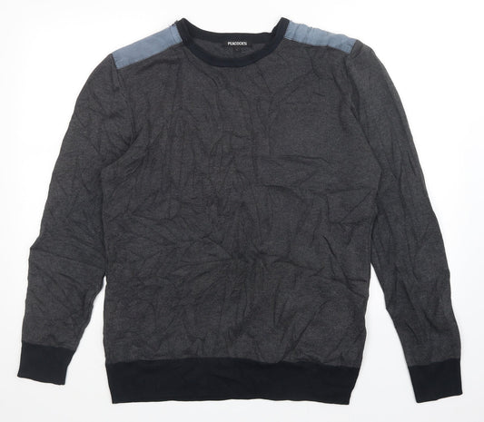 Peackos Womens Grey   Pullover Jumper Size L