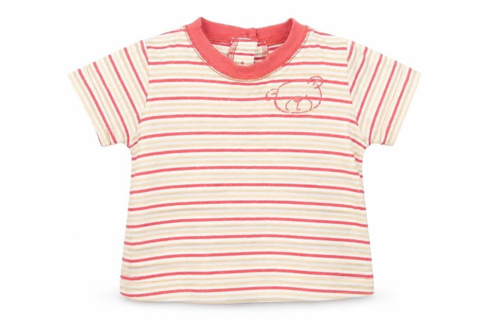 George Baby Red Striped  Basic T-Shirt Size 3-6 Months