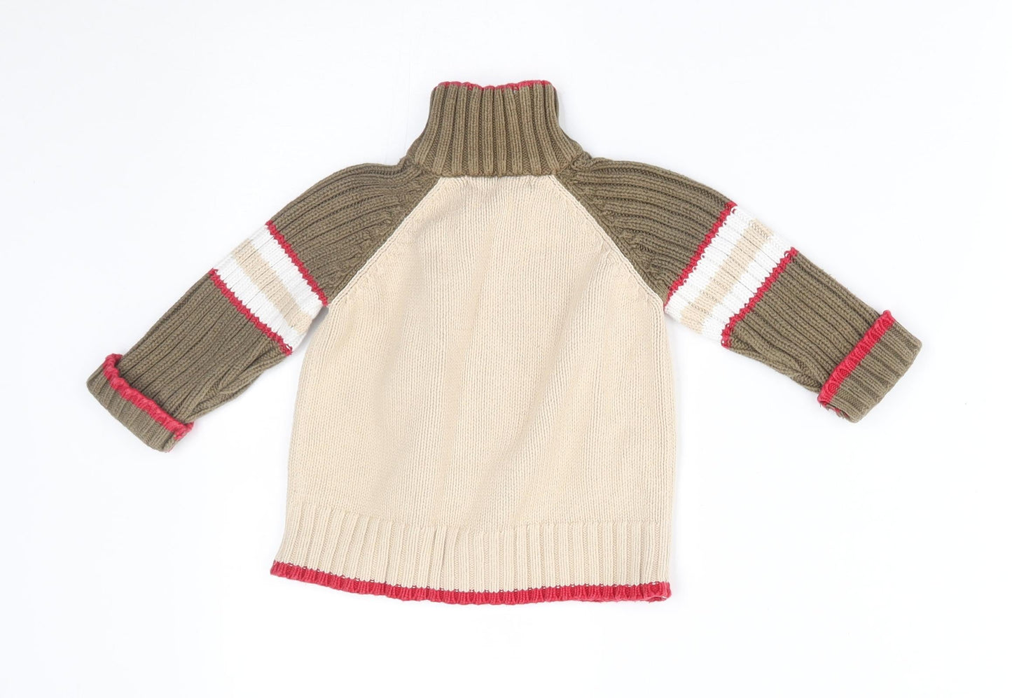 Early days Baby Beige   Full Zip Jumper Size 6-9 Months