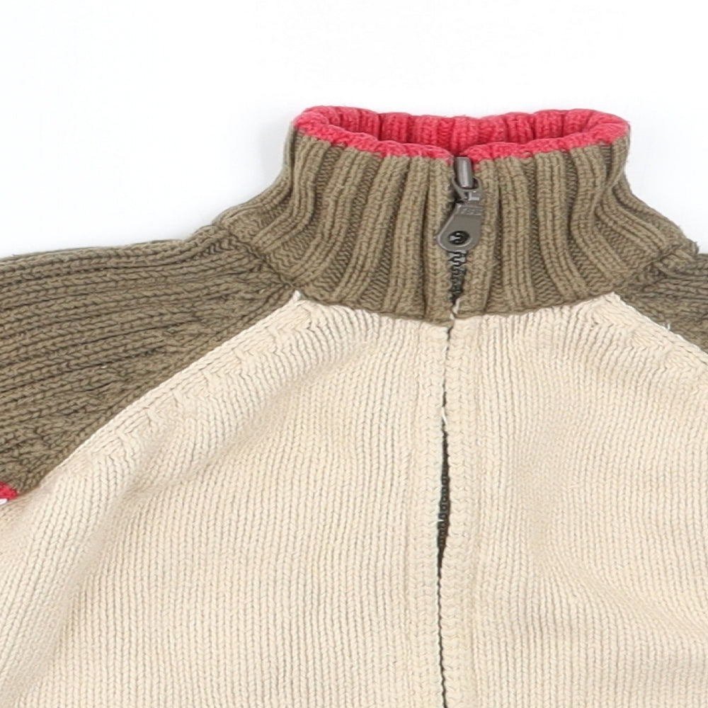 Early days Baby Beige   Full Zip Jumper Size 6-9 Months