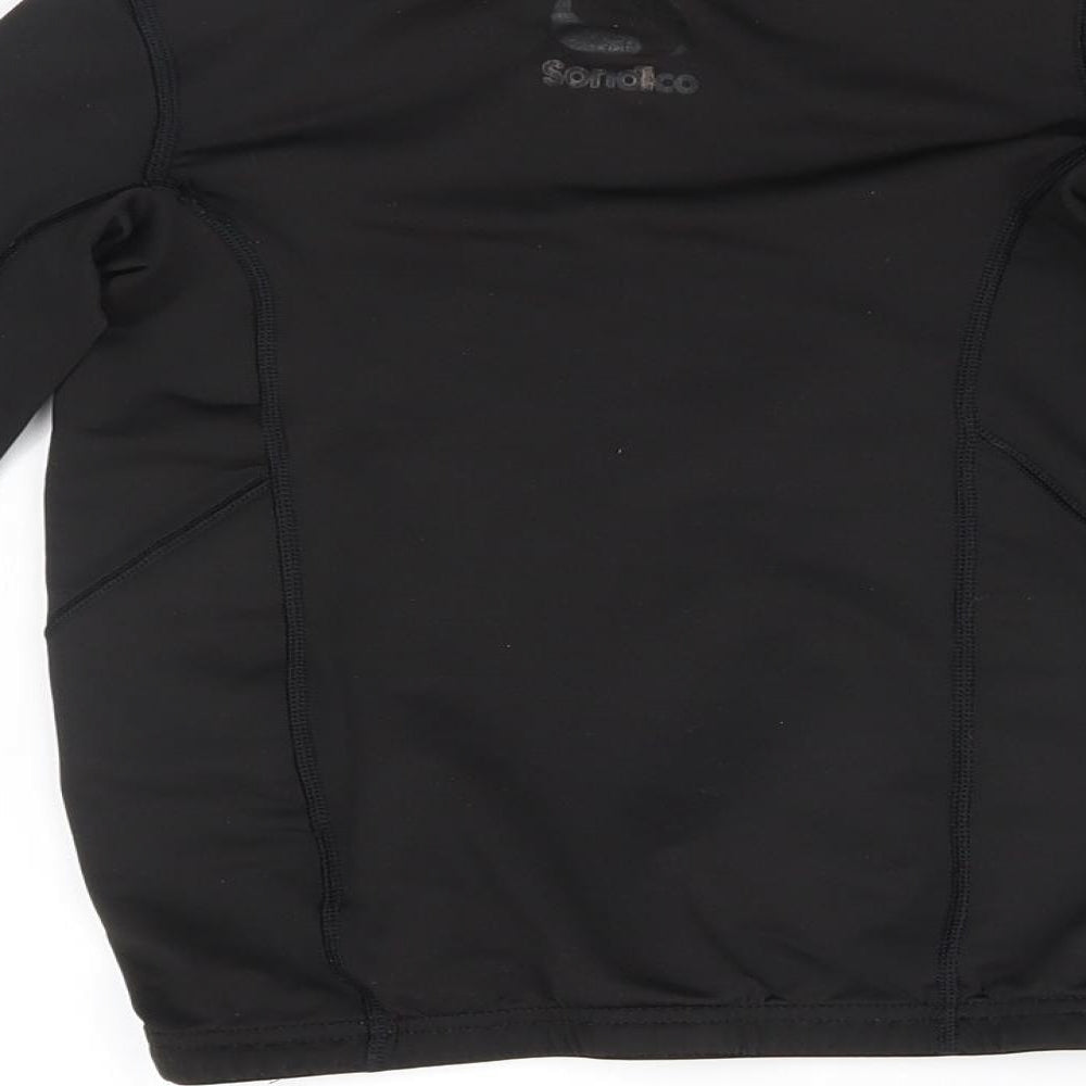 sandico Boys Black   Basic T-Shirt Size 7-8 Years