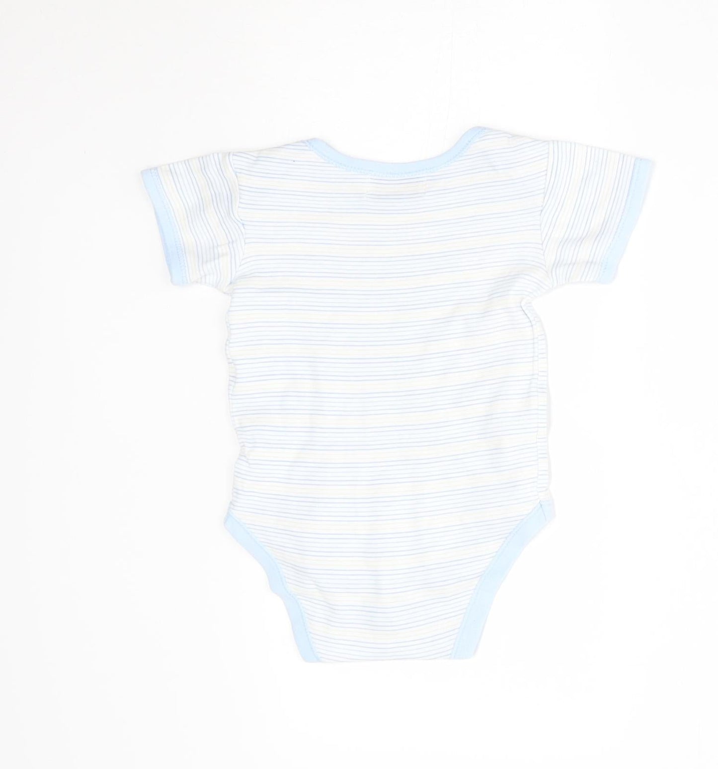 Early days Baby Blue Striped  Babygrow One-Piece Size 6-9 Months