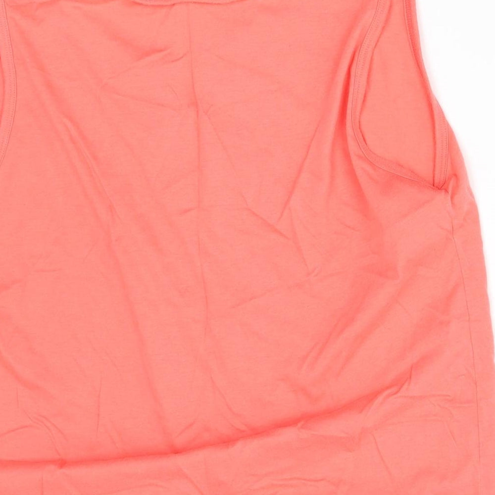 Paramour Womens Pink   Basic Button-Up Size M