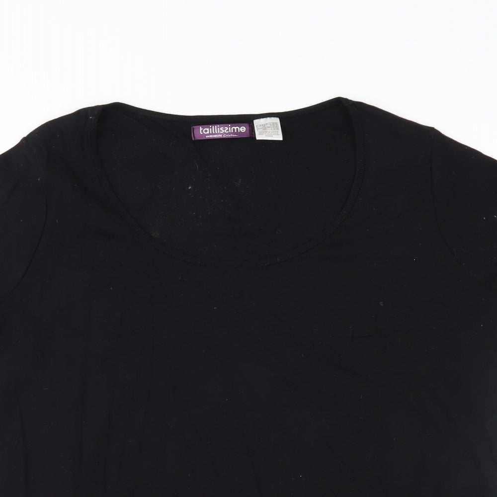 La Redoute Womens Black   Basic T-Shirt Size 16