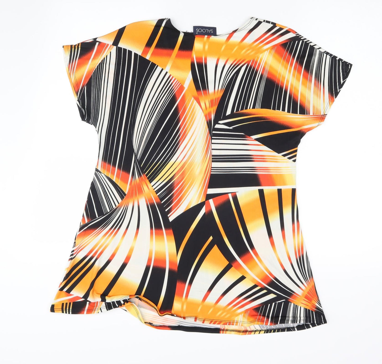 Saloos Womens Orange   Basic Blouse Size M