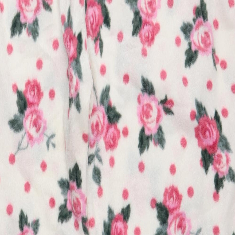 EWM Womens Pink Floral  Jogger Trousers Size L L27 in - lounge