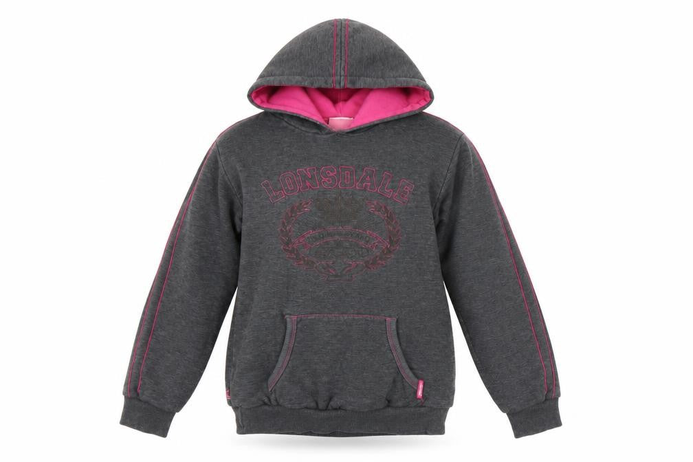 Lonsdale Womens Grey   Pullover Hoodie Size 10