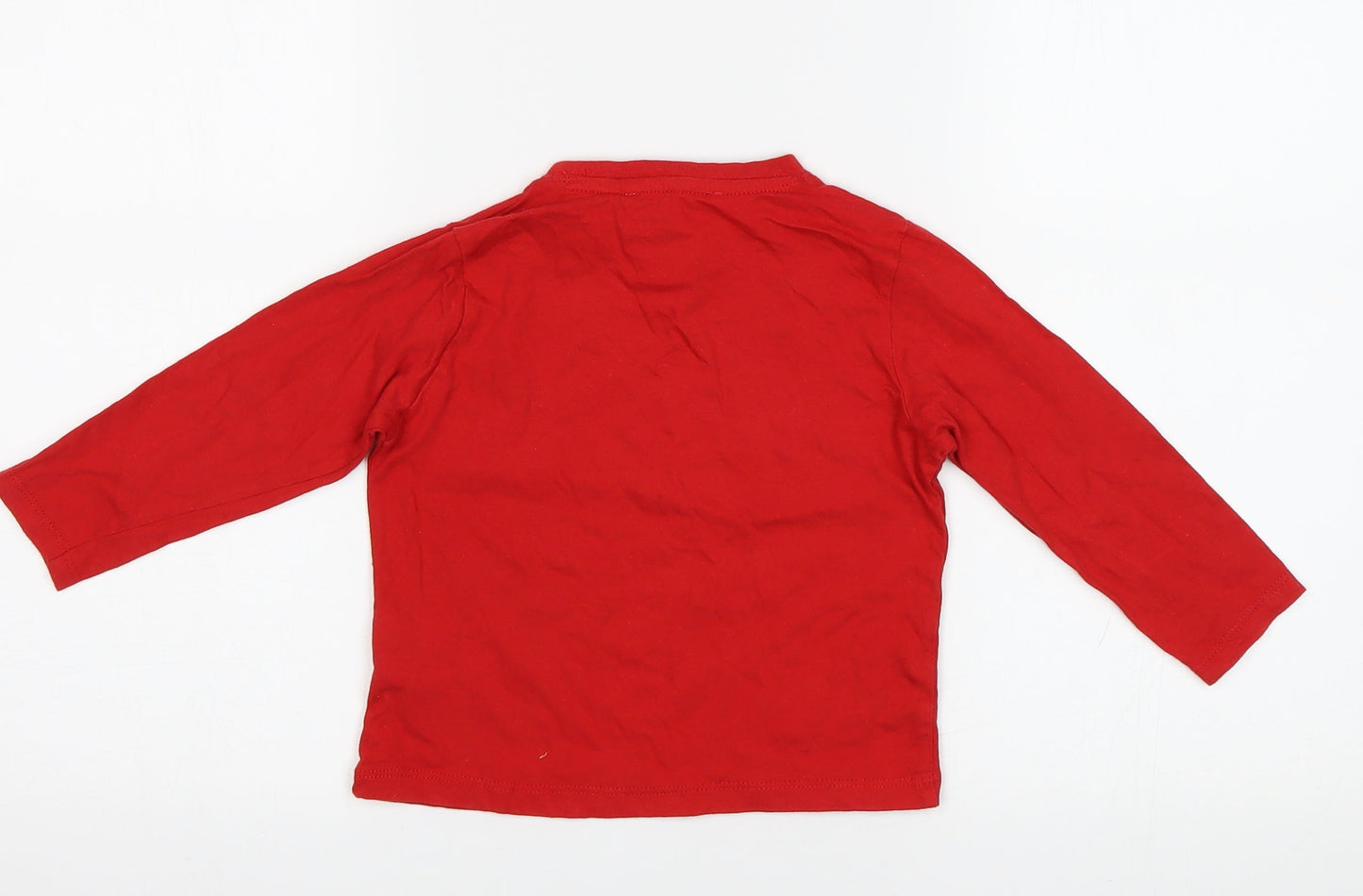 Comic Relief Girls Red   Basic Polo Size 2-3 Years