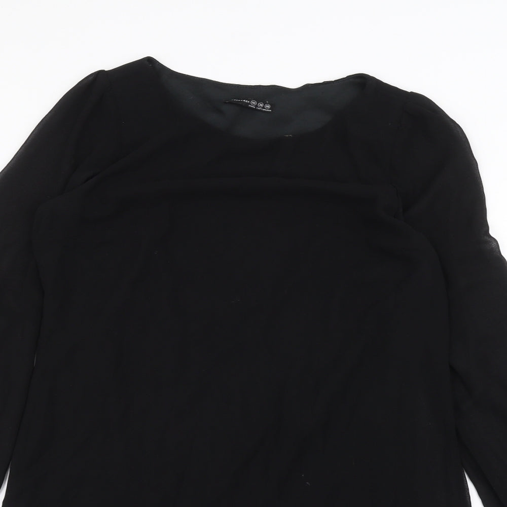 Atmosphere Womens Black   Basic T-Shirt Size 10