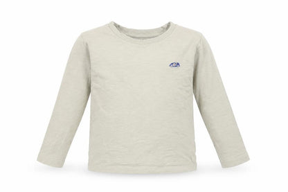 Front view of Next girls’ brown basic t-shirt, size 2-3, years