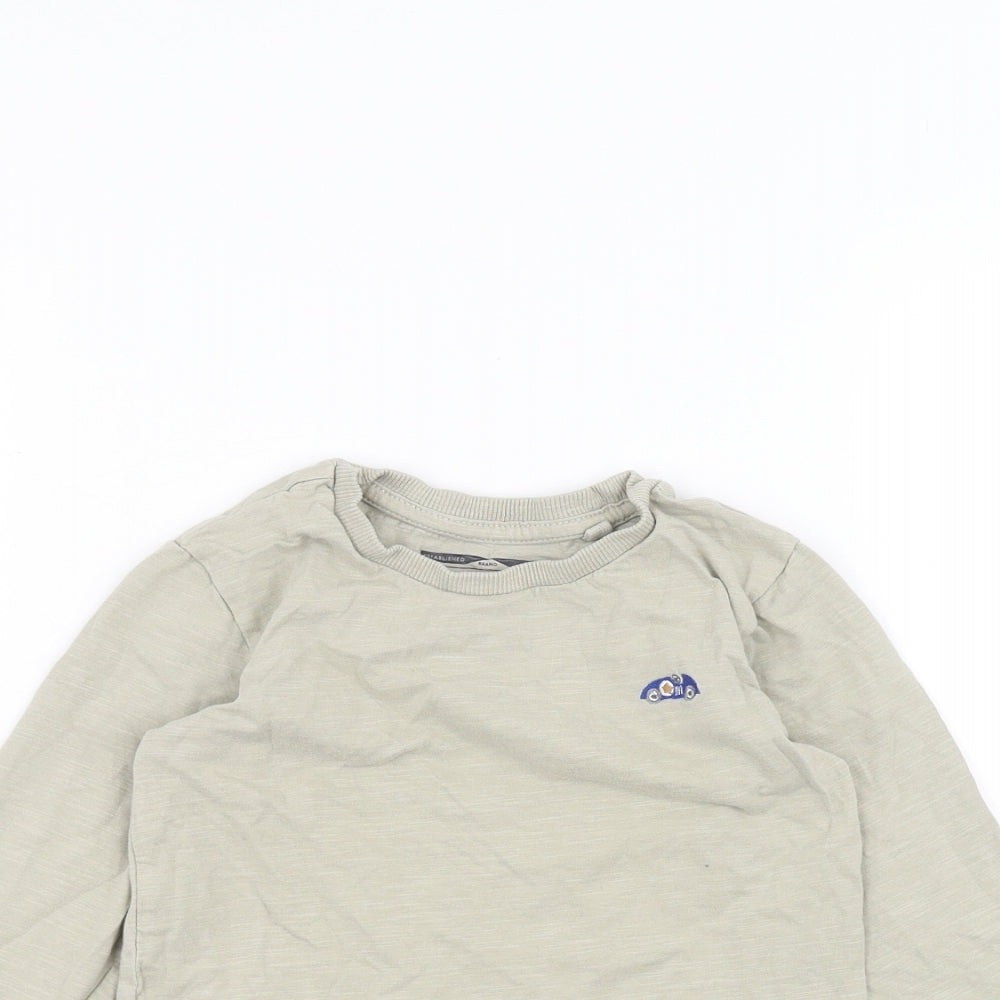 NEXT Girls Brown   Basic T-Shirt Size 2-3 Years
