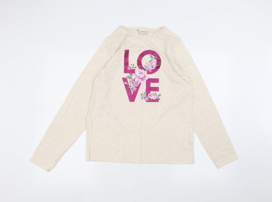 Primark Girls White   Pullover T-Shirt Size 14-15 Years