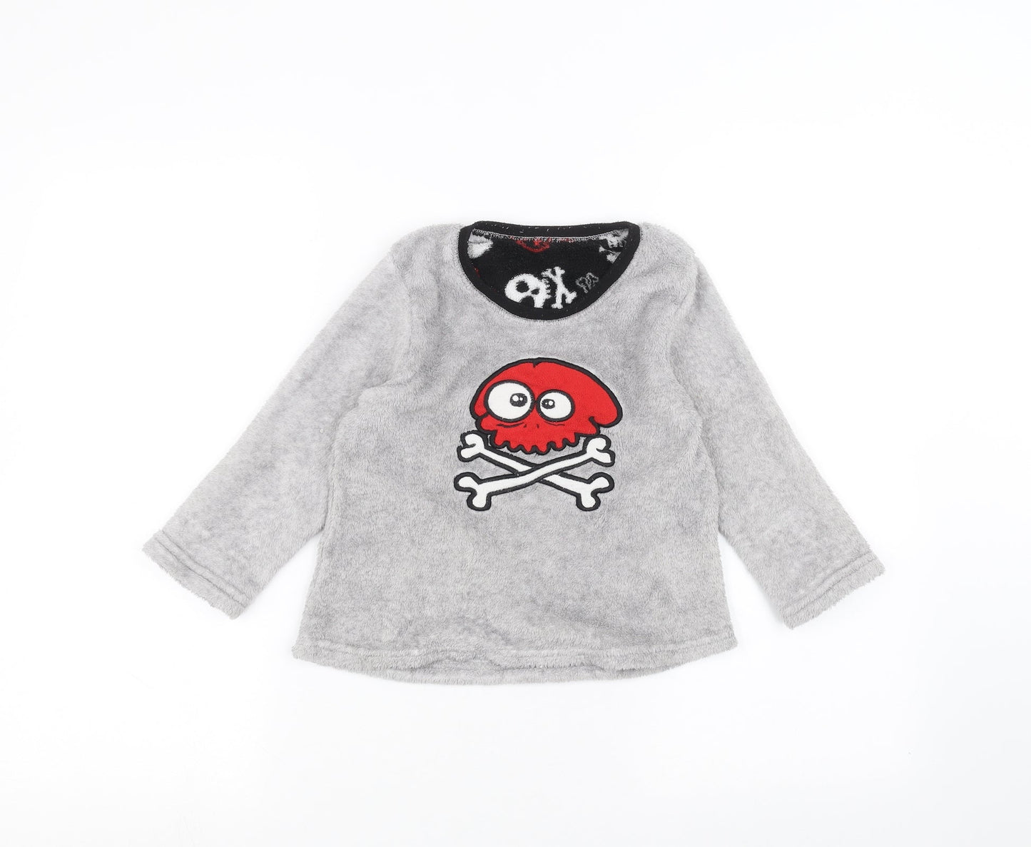 Primark Girls Grey   Pullover Jumper Size 5-6 Years