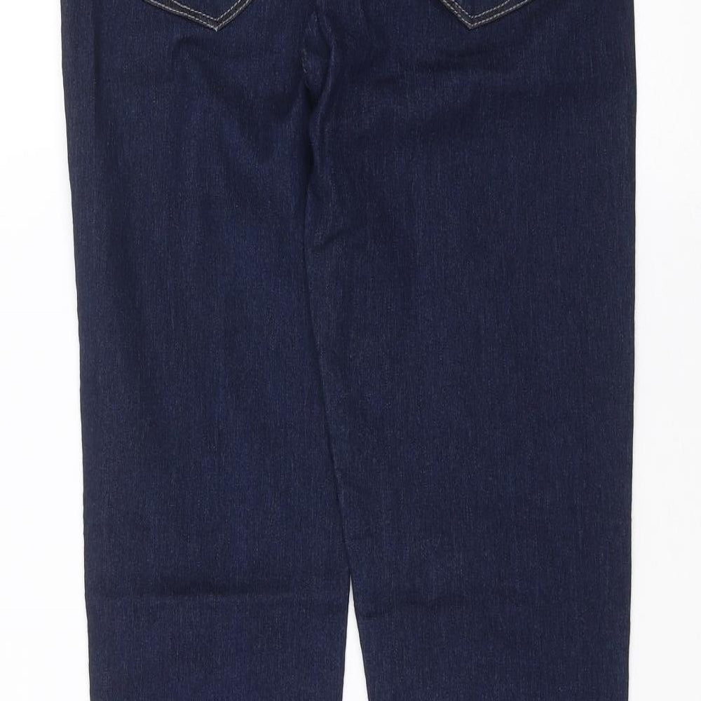 Denim & Co. Womens Blue  Denim Skinny Jeans Size 8 L29 in