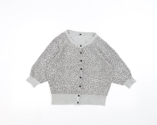 Preworn Womens Grey   Cardigan Jumper Size M