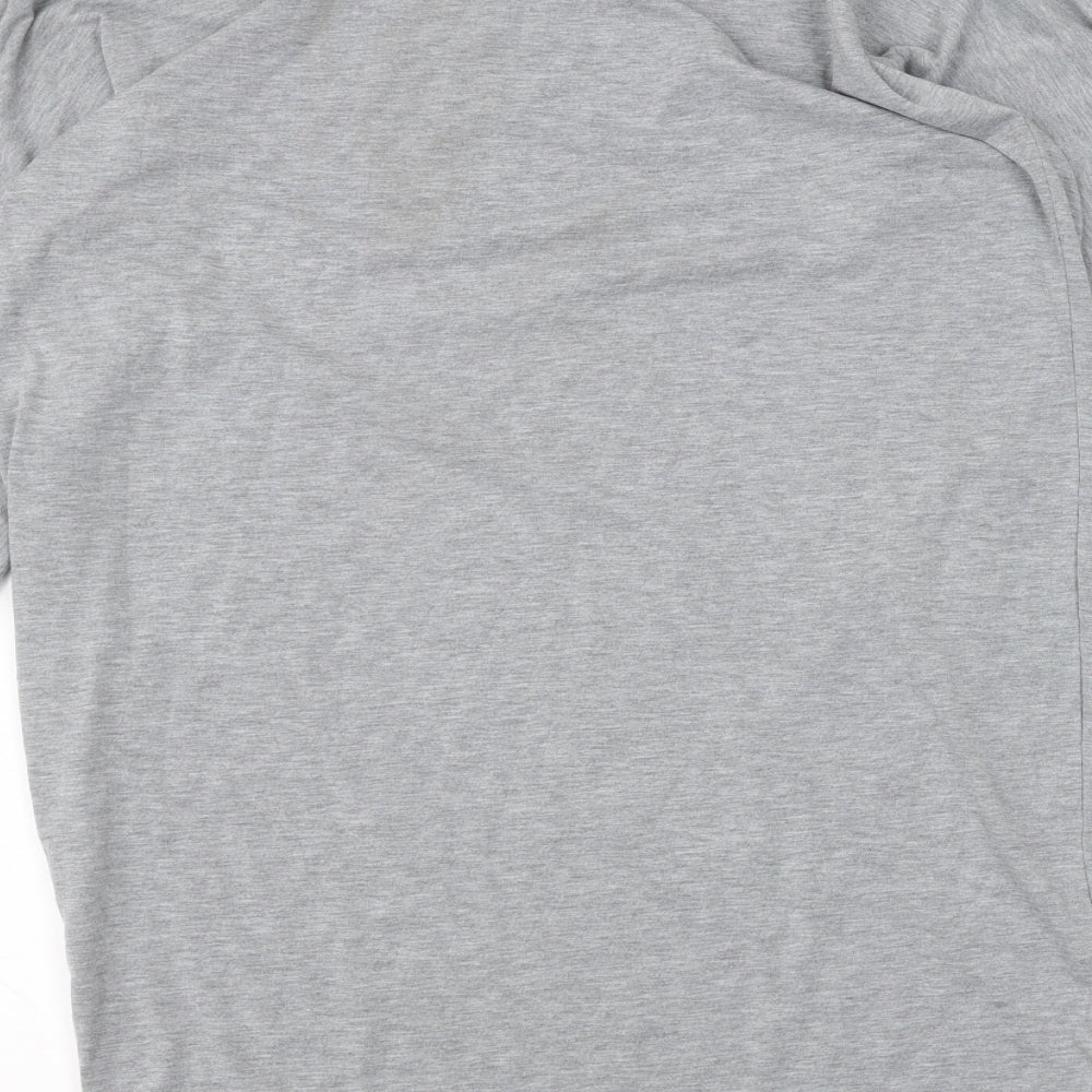 Boohoo Womens Grey   Basic T-Shirt Size 12